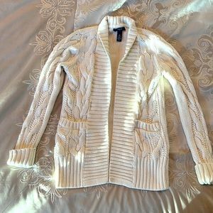 Gap Kids cream girls' cardigan